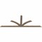 Ekena Millwork Richland Smooth Timber Gable Bracket, Douglas Fir, 84"W x 31"H x 1 1/2"D x 3 1/2"F, 9/12 Pitch GBW084X31X0204RIC00SDF - alternate 5